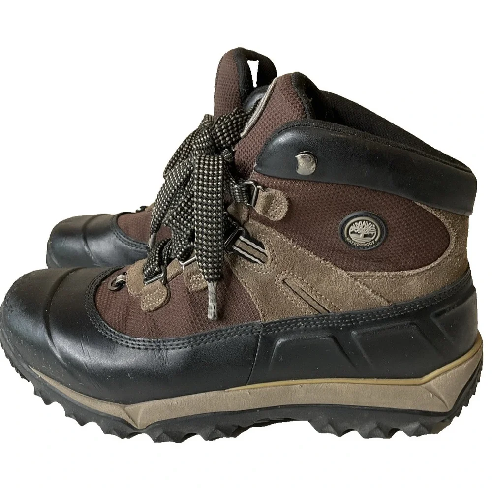 Timberland Leather Waterproof Snow Hiking Boots‎ Therma Lite Rugged Gorpcore 9